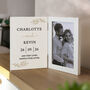 Personalised Anniversary Wooden Hinged 6x4 Photo Frame, thumbnail 1 of 5