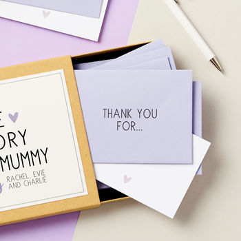 'The Story Of Mum' Messages Gift Box, 6 of 8