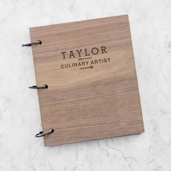 Personalised ‘Head Chef’ Cookbook For Him, 10 of 10