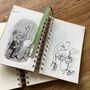 'Companion To Music' Upcycled Notebook, thumbnail 3 of 6