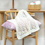 Shell Lace Blanket Crochet Kit, thumbnail 1 of 9