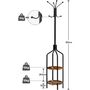 Coat Tree Rack Coat Stand Free Standing Clothes Stand, thumbnail 9 of 9