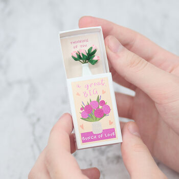 Big Bunch Of Love Bunch Of Flowers In A Matchbox, 2 of 6