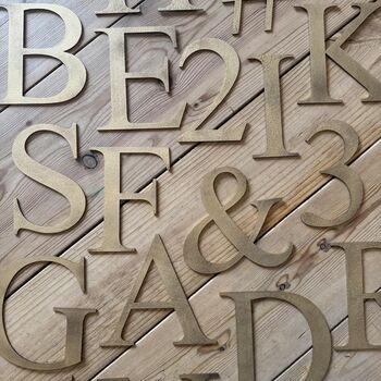 Personalised Halloween Decorations For Any Home , Gold Letters , Make Any Word , Great Gifts And Presents, 2 of 12