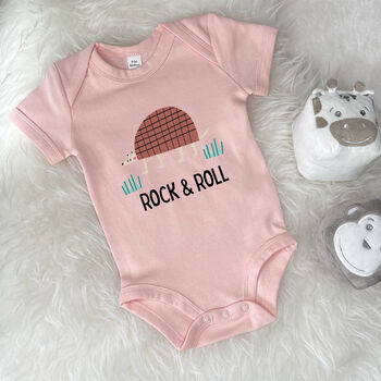 Rock And Roll Armadillo Babygrow, 5 of 11