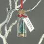Tiny Christmas Tree In A Bottle Personalised Bauble, thumbnail 1 of 12