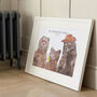 Personalised Bear Accessories Family Print, thumbnail 2 of 5