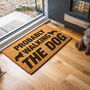 Probably… Walking The Dog Dogs Custom Indoor Door Mat, thumbnail 2 of 3