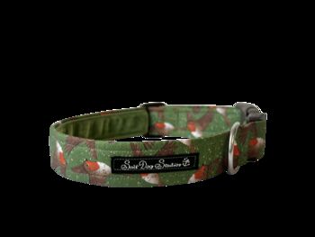 When Robins Are Near Luxury Dog Collar, 2 of 3