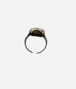 Moon Face Sterling Silver Adjustable Ring, 5 of 9