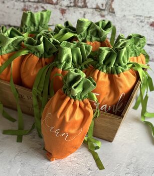 Easter Bunny Luxury Carrot Gift Bag Personalised, 2 of 3
