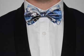 Modern Bow Tie G.P.O 1916 Print In Blue, 3 of 5