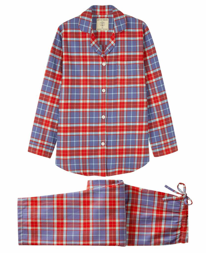 Women's Pyjamas In Thorncliffe Tartan Flannel By BRITISH BOXERS ...