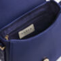 Blue Agnes Floral Saddle Bag, thumbnail 8 of 8