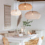 Extra Large White Rattan Lampshade, thumbnail 2 of 5