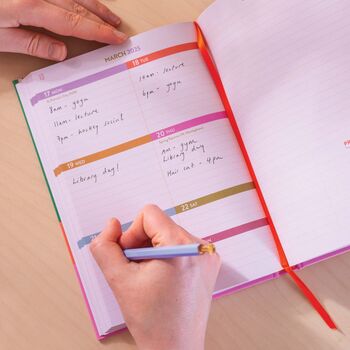2024 25 Academic Diary | A5 Hardcover | Les Fleurs, 3 of 12