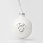 Big Christmas Bauble With Heart, thumbnail 3 of 11