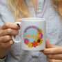 Crochet 'Blooming Brilliant' Girlfriend Mug, thumbnail 1 of 2