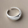 Chunky Sterling Silver Wave Ring, thumbnail 2 of 7