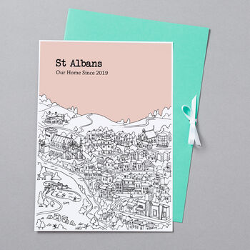 Personalised St Albans Print, 8 of 10