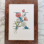 X Is For Xeranthemum Initial Print, Personalised, thumbnail 3 of 6