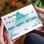 Personalised Bus Ticket Birthday Card, thumbnail 1 of 3