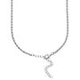 Sterling Silver Twisted Rope Chain Necklace, thumbnail 3 of 5