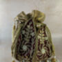 Maroon Handcrafted Raw Silk Potli Bag/Wrist Bag, thumbnail 1 of 3