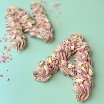 Raspberry And Pistachio Chocolate Truffle Letter, 2 of 6