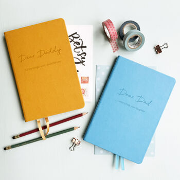 Letters To Dad/Daddy/Papa Personalised Notebook, 7 of 7