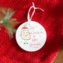 1st Xmas As A Grandfather Personalised Tree Decoration, thumbnail 1 of 2