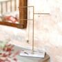 Terrazzo Gold Jewellery Stand, thumbnail 1 of 5