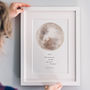 Personalised 'You Are My Sun, My Moon…' Moon Print, thumbnail 1 of 7