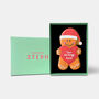 Personalised Christmas Gingerbread Person Iced Cookie Letterbox Friendly Gift, thumbnail 4 of 12