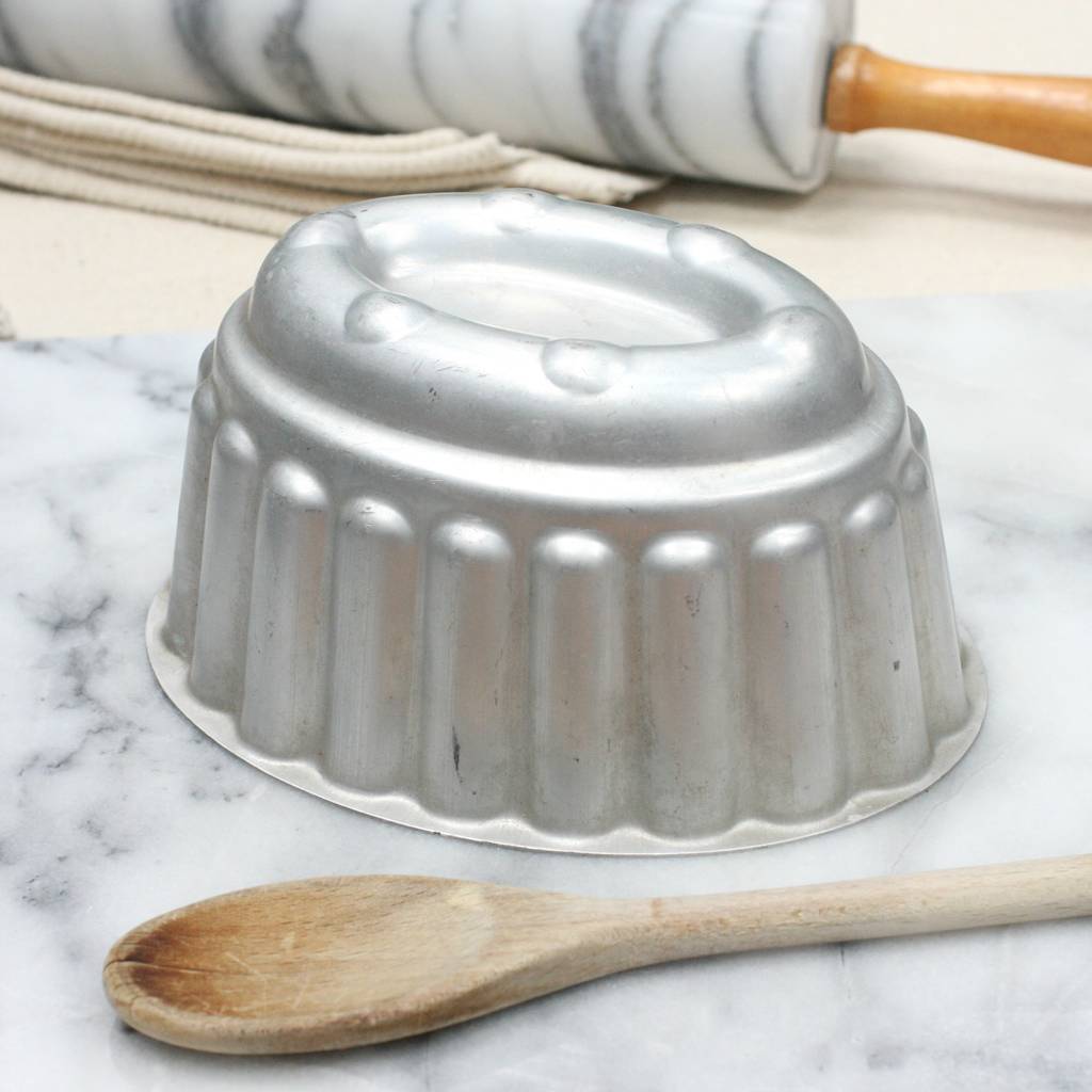 Vintage Oval Metal Jelly Mould By Magpie Living