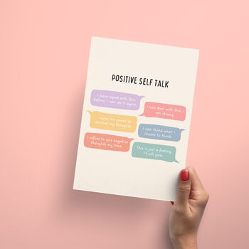 Positive Self Talk Print, 2 of 2