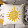 Sunshine Cushion For Nanny, Granny Or Mummy, thumbnail 1 of 3