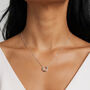 Gold Or Silver Women’s Chunky Horseshoe Pendant Necklace, Minimalist Jewellery, thumbnail 2 of 5