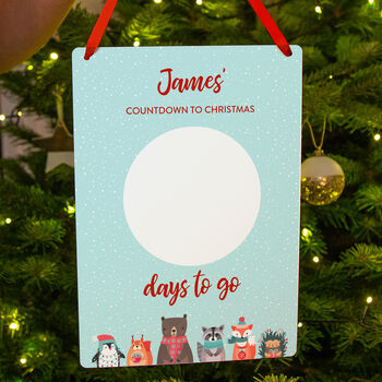 Personalised Children's Countdown To Christmas Calendar, 2 of 6