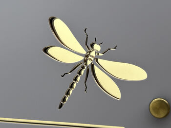 Personalised Dragonfly Design House Acrylic Number Sign, 2 of 4