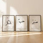 Set Of Three Gratitude Love Patience Islamic Prints Shukr, Hubb, Sabr, thumbnail 1 of 5