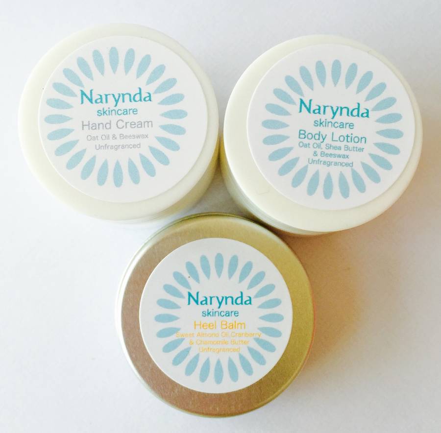 Natural Beauty Body Care Gift Set By Narynda Skincare