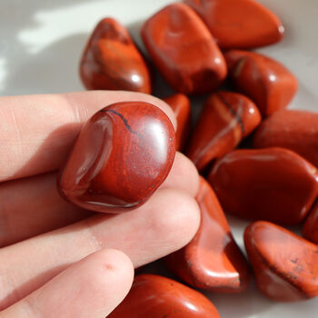 Red Jasper Tumblestone – Grounding Crystal Gift, 2 of 10