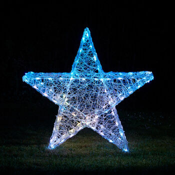 Twinkly Smart LED Outdoor Acrylic Large Christmas Star, 2 of 12