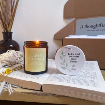 Personalised Wonderful Sister Candle Gift Set, 2 of 7