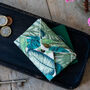 Pinatex Pineapple Fabric Tropical Parakeet Card Holder, thumbnail 2 of 4