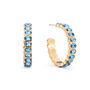 Sophie Turquoise Gold Chunky Earrings, thumbnail 1 of 2