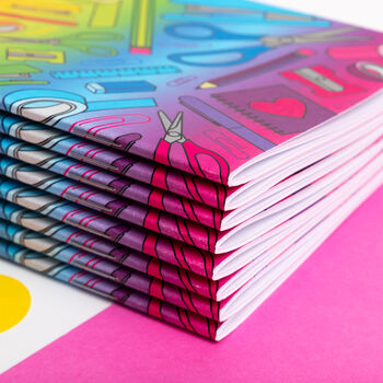 Rainbow Stationery A6 Notebook, 4 of 8