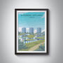 Woodberry Wetlands London Travel Poster Art Print, thumbnail 1 of 8