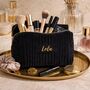 Personalised Soft Velvet Toiletry Makeup Cosmetic Bag, thumbnail 5 of 9